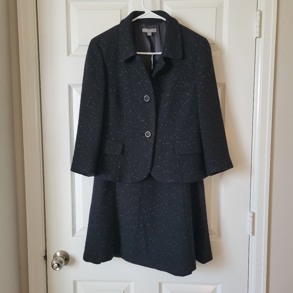 Black Ann Taylor Skirt Suit
